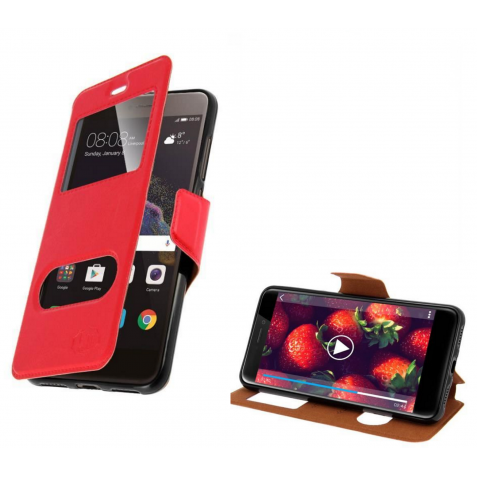 HOUSSE ETUI FOLIO SAMSUNG Galaxy Xcover 4 (Rouge)