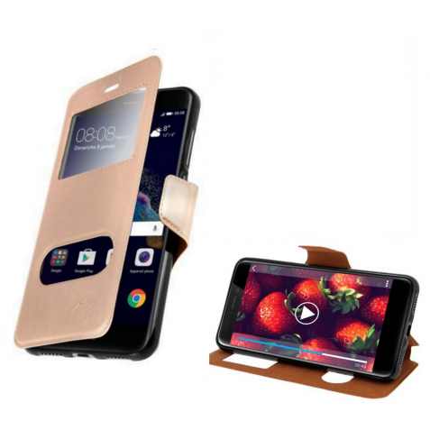 HOUSSE ETUI FOLIO SAMSUNG Galaxy Xcover 4 (Doré)