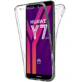 Coque Huawei Y7 2018 – Protection intégrale Avant  arrière en Rigide, Housse Etui Tactile 360 degré