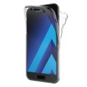 Coque 360 Degré Samsung Galaxy A5 2017 – Protection en Rigide, Housse Etui Tactile 360 degré – Antichoc, Transparent