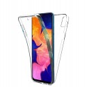 Coque 360 Degré Samsung Galaxy A10 – Protection en Rigide, Housse Etui Tactile 360 degré – Antichoc, Transparent