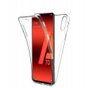 Coque 360 Degré Samsung Galaxy A70 – Protection en Rigide, Housse Etui Tactile 360 degré – Antichoc, Transparent