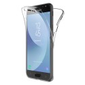 Coque 360 Degré Samsung Galaxy J3 2017 – Protection en Rigide, Housse Etui Tactile 360 degré – Antichoc, Transparent