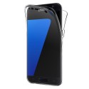 Coque 360 Degré Samsung Galaxy S7 – Protection en Rigide, Housse Etui Tactile 360 degré – Antichoc, Transparent