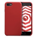 Coque iPhone 7G/8G en Silicone Liquide Anti-Rayure Rouge