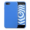 Coque iPhone 7G/8G Plus en Silicone Liquide Anti-Rayure Bleu