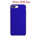 Coque iPhone 7G/8G Plus en Silicone Fin et Mince Bleu