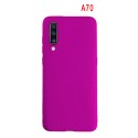 Coque Samsung Galaxy A70 en Silicone Fin et Mince Violet