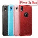 Coque Paillette iPhone Xs Max en Silicone avec Strass brillant
