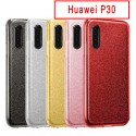 Coque Huawei P30 Paillette en Silicone avec Strass brillant