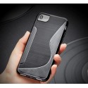 Coque iPhone 6/7/8G s-line en carbone Noir