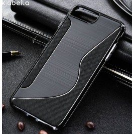 Coque iPhone 6/7/8G Plus s-line en carbone Noir