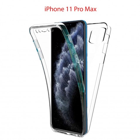 Coque 360 Degré iPhone 11 PRO Max- Protection intégrale Avant  Arrière en Rigide, Housse Etui Tactile 360 degré
