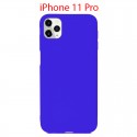 Coque iPhone 11 Pro en Silicone Fin et Mince Bleu