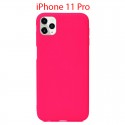 Coque iPhone 11 Pro en Silicone Fin et Mince Rose Flusha