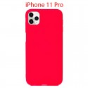 Coque iPhone 11 Pro en Silicone Fin et Mince Rouge