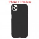 Coque iPhone 11 Pro Max en Silicone Fin et Mince Noir