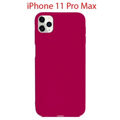 Coque iPhone 11 Pro Max en Silicone Fin et Mince Violet