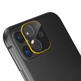 Verre Trempé Caméra Arrière Protecteur pour iPhone 11 Or
