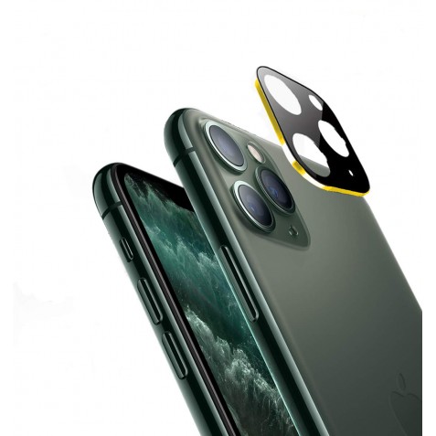 Verre Trempé Caméra Arrière Protecteur pour iPhone 11 Pro Or