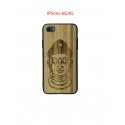 Coque iPhone 6G/6S en Bois Bouddha